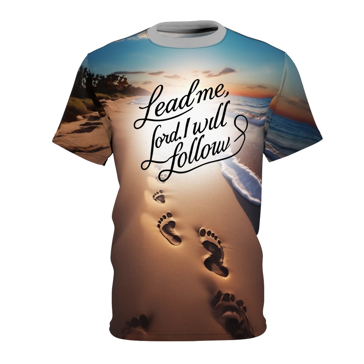 Lead Me Lord Unisex Cut & Sew Tee (AOP)