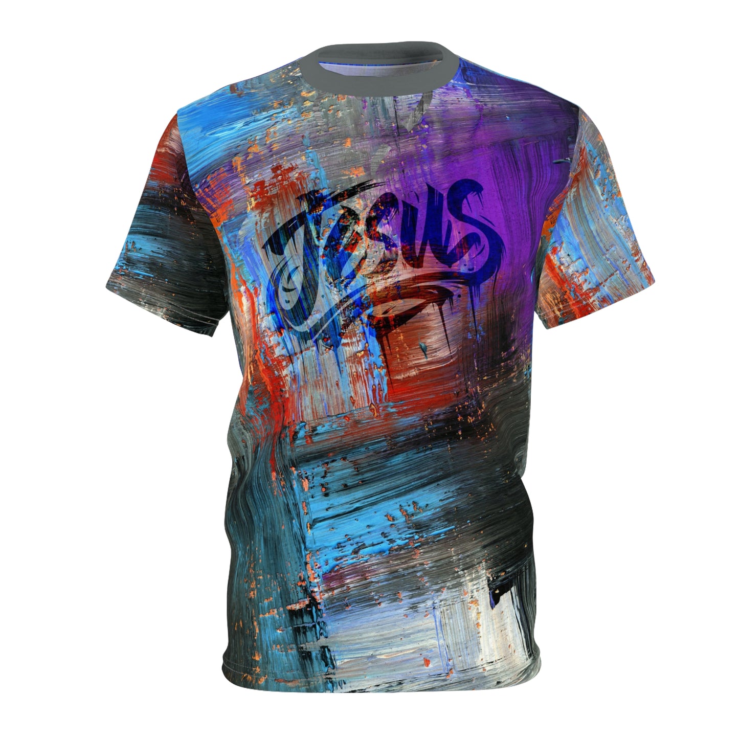 Jesus Grunge Unisex Cut & Sew Tee (AOP)