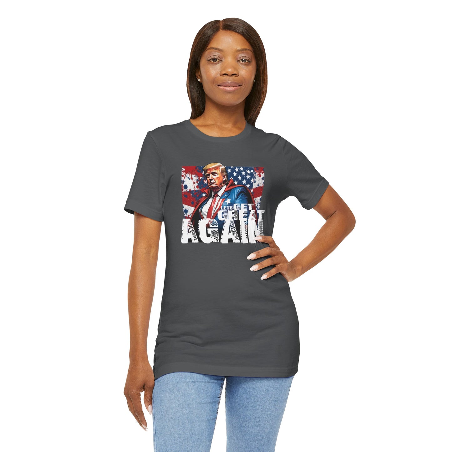 Lets Get Great Again Unisex Jersey Short Sleeve Tee