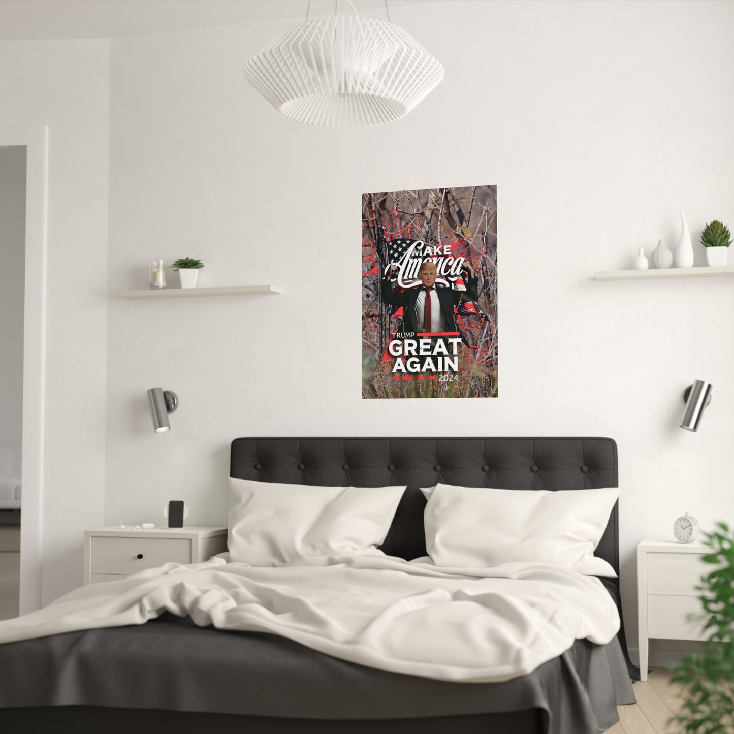 Maga Camo Satin Poster