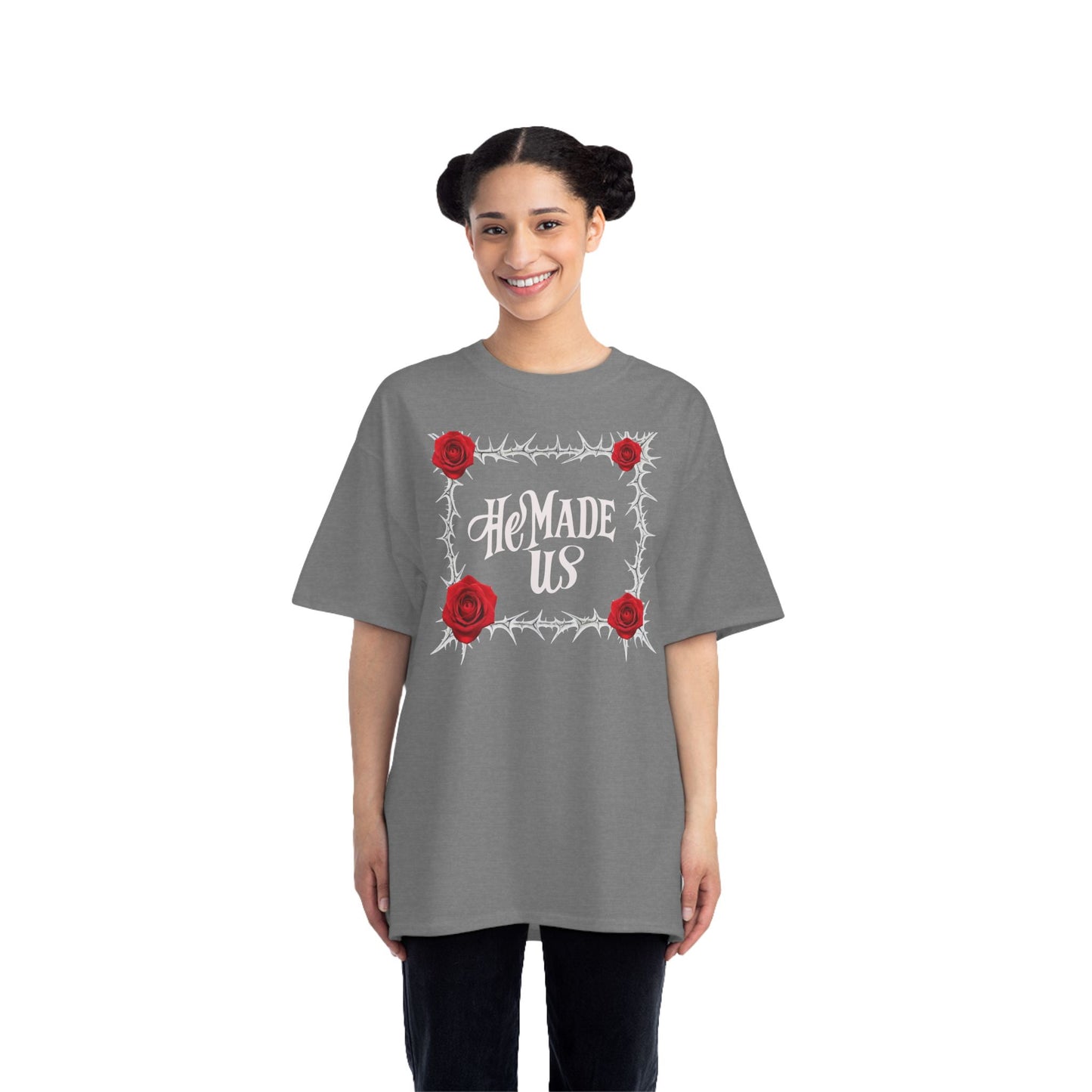 He Made Us - Beefy-T®  Short-Sleeve T-Shirt