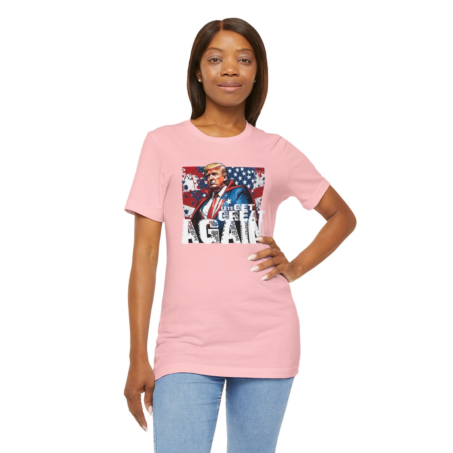 Lets Get Great Again Unisex Jersey Short Sleeve Tee