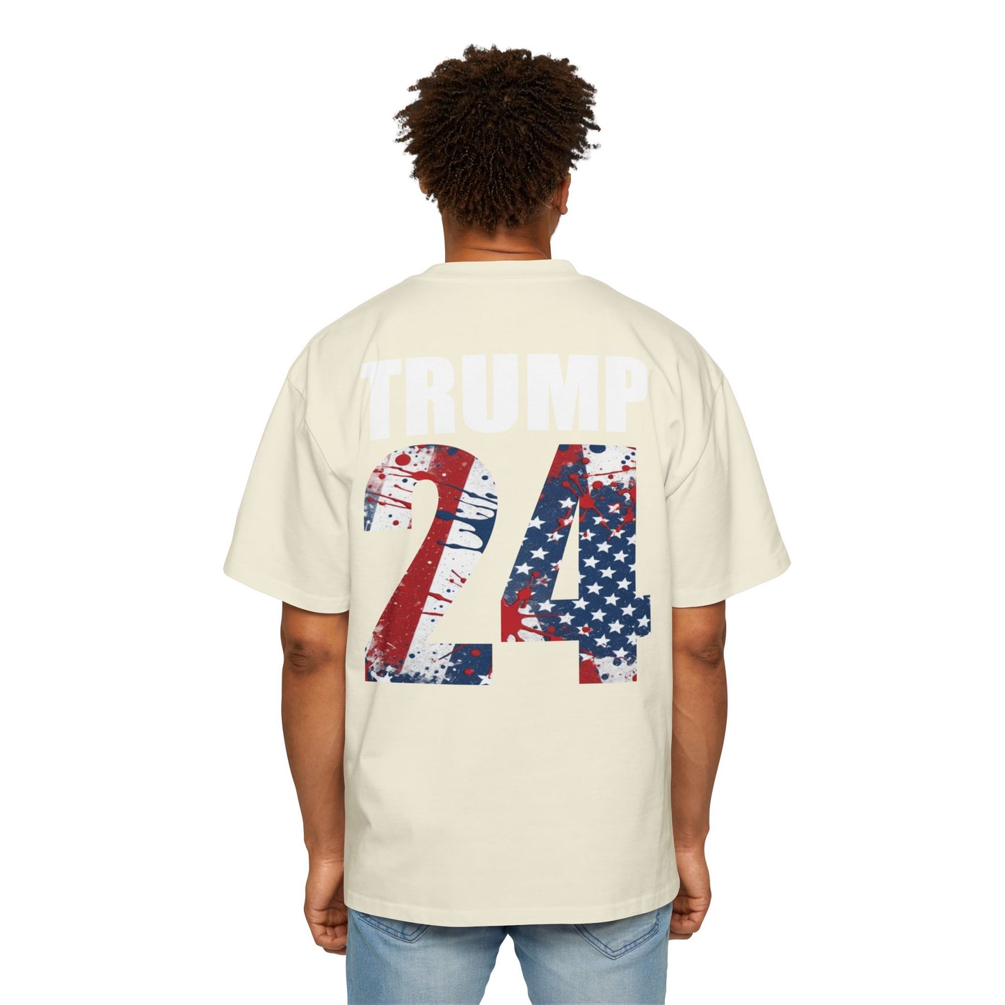 Lets Get Great Again Men's Heavy Oversized Tee