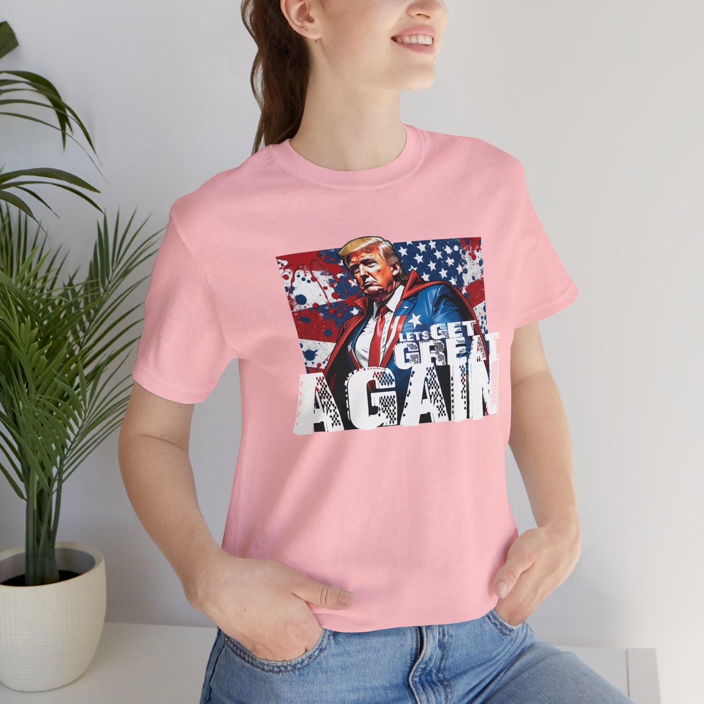 Lets Get Great Again Unisex Jersey Short Sleeve Tee