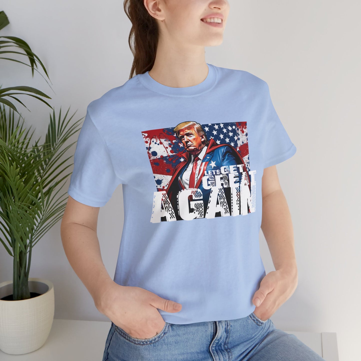 Lets Get Great Again Unisex Jersey Short Sleeve Tee