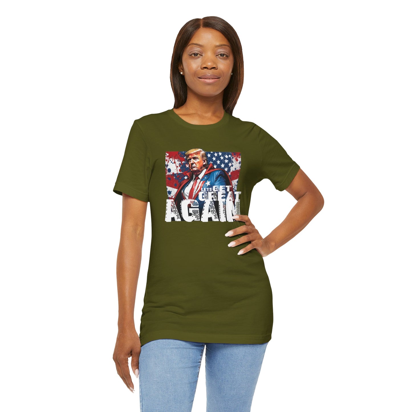 Lets Get Great Again Unisex Jersey Short Sleeve Tee