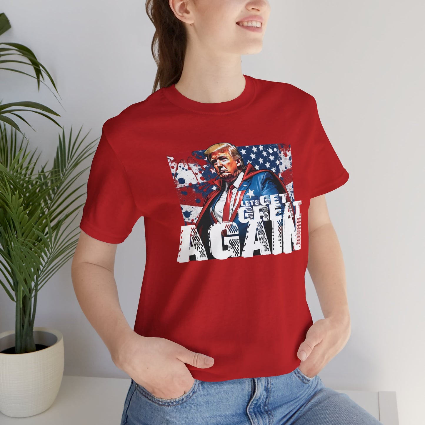 Lets Get Great Again Unisex Jersey Short Sleeve Tee