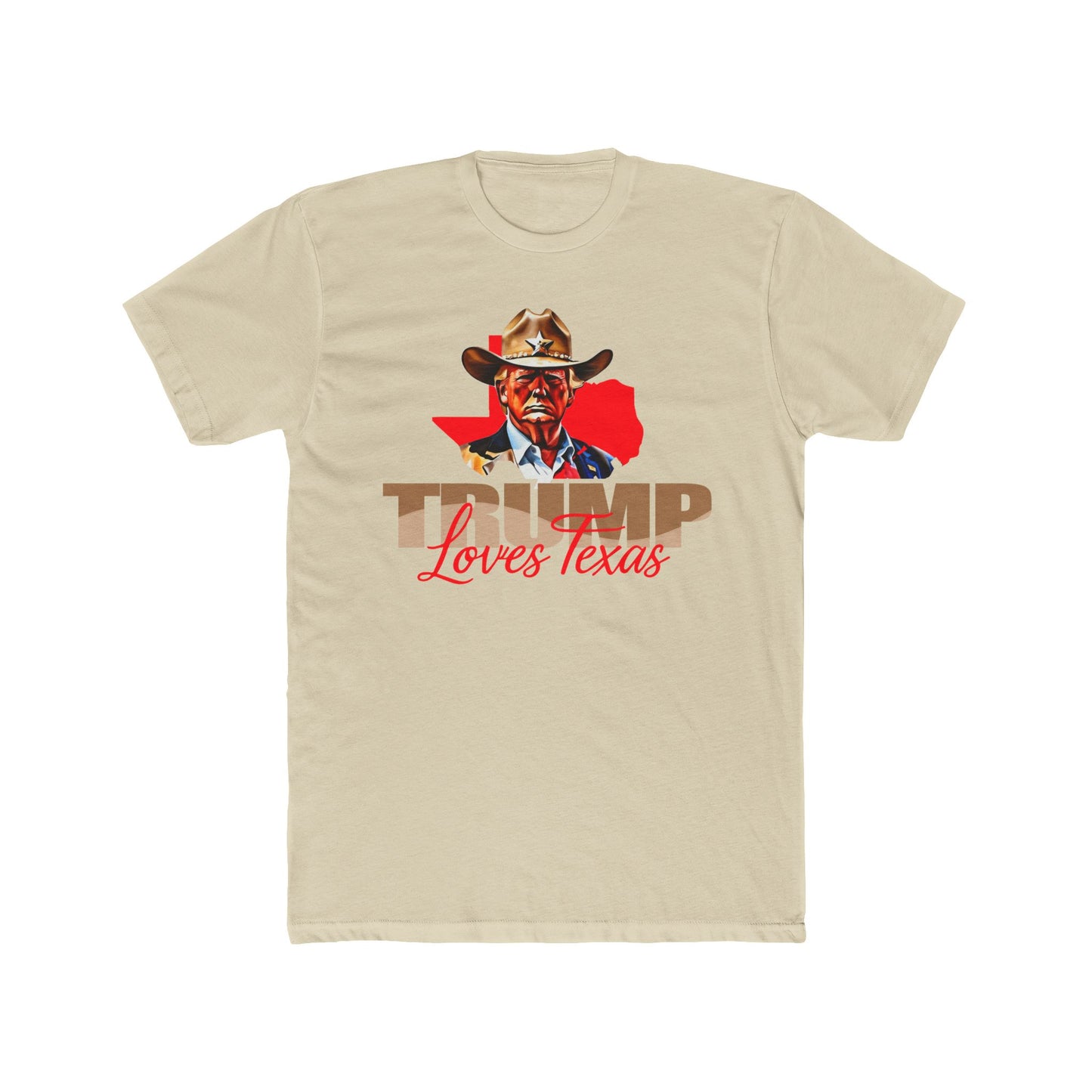 Texas Loves Trump Unisex Cotton Crew Tee