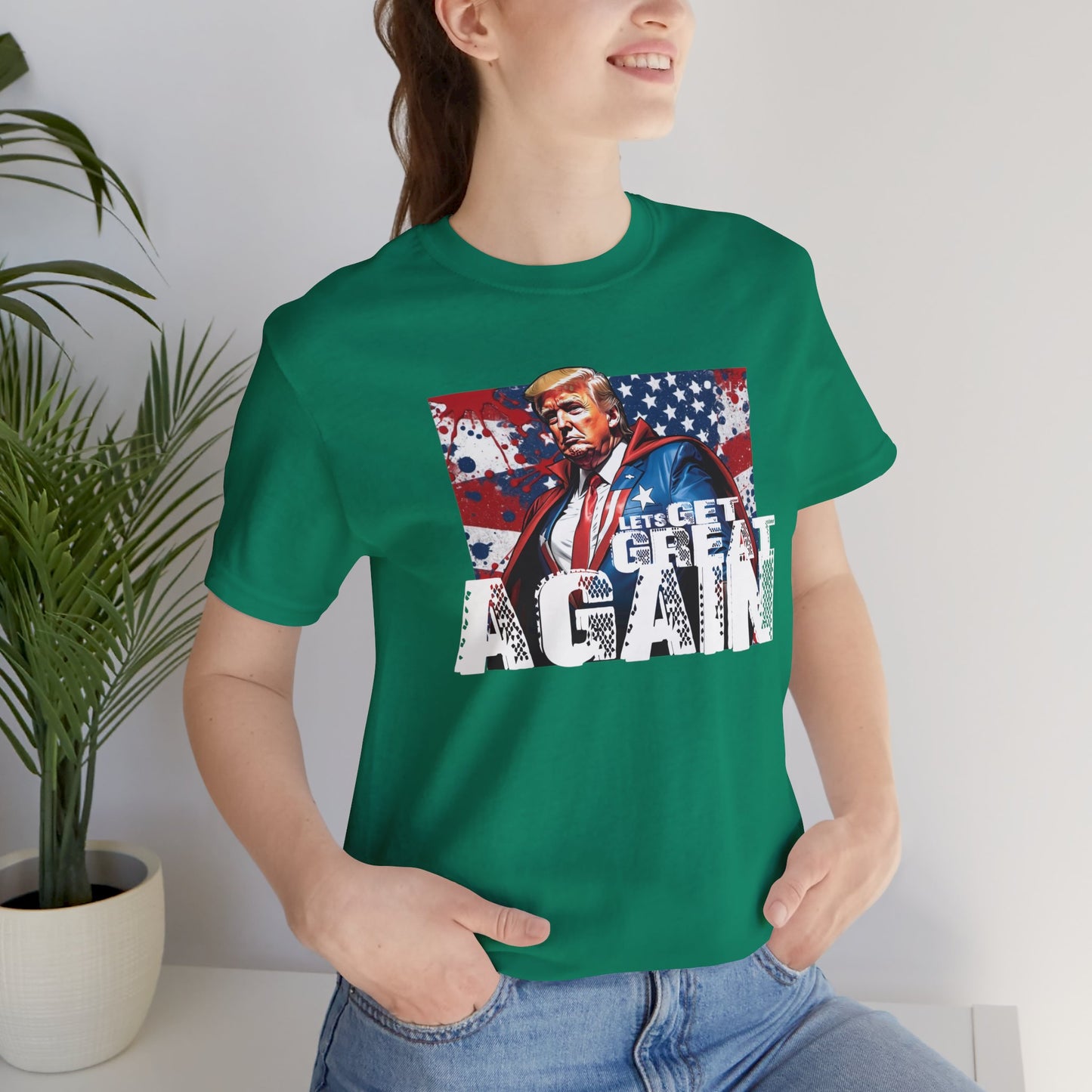 Lets Get Great Again Unisex Jersey Short Sleeve Tee