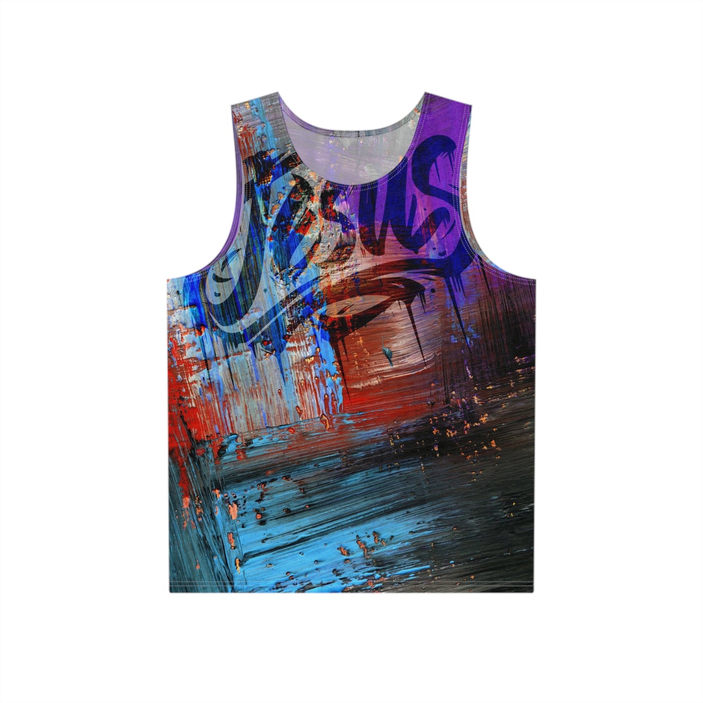 Jesus Grunge Men's Tank (AOP)