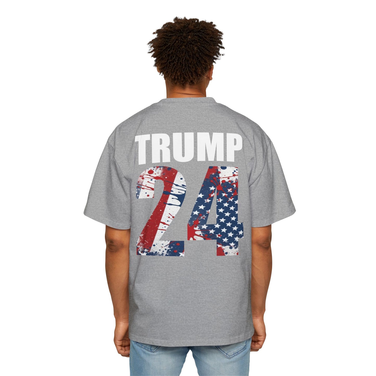 Lets Get Great Again Men's Heavy Oversized Tee