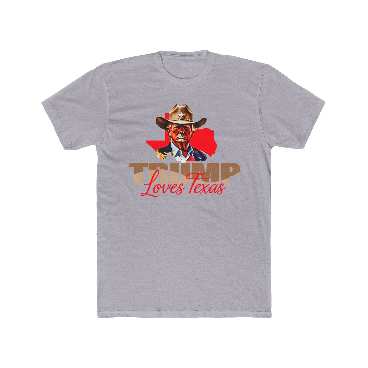 Texas Loves Trump Unisex Cotton Crew Tee