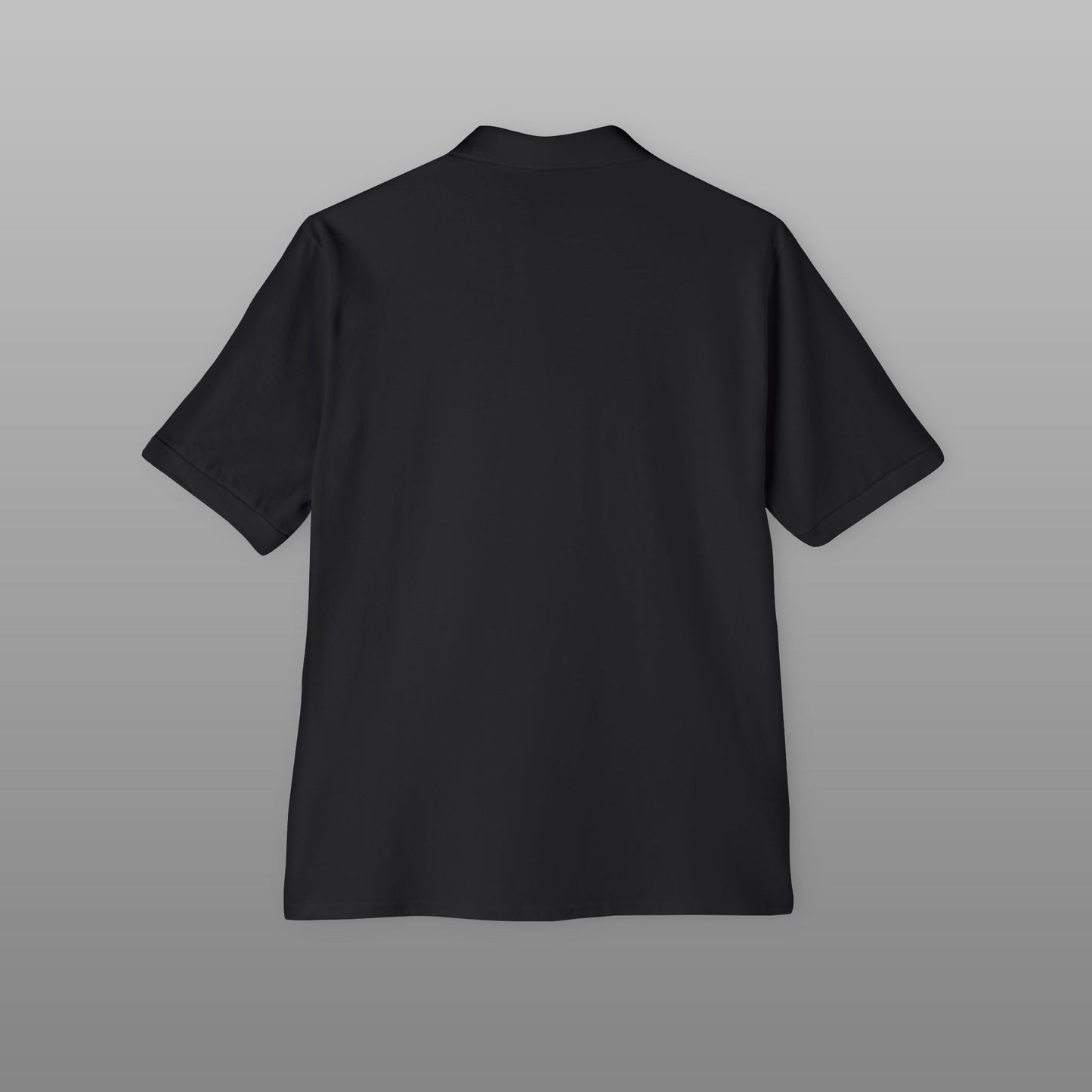 Grandeur Men's Piqué Polo Black Fish