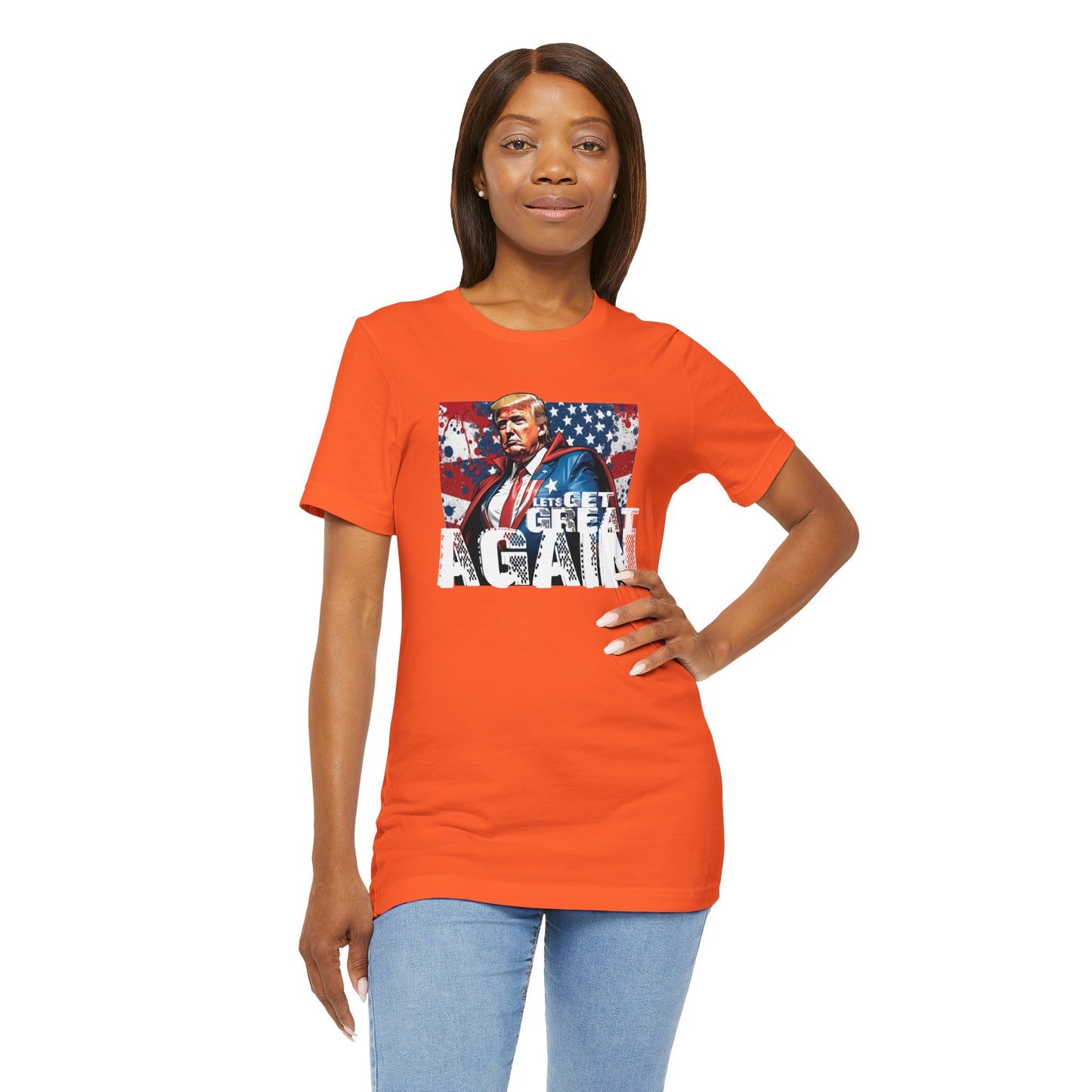 Lets Get Great Again Unisex Jersey Short Sleeve Tee