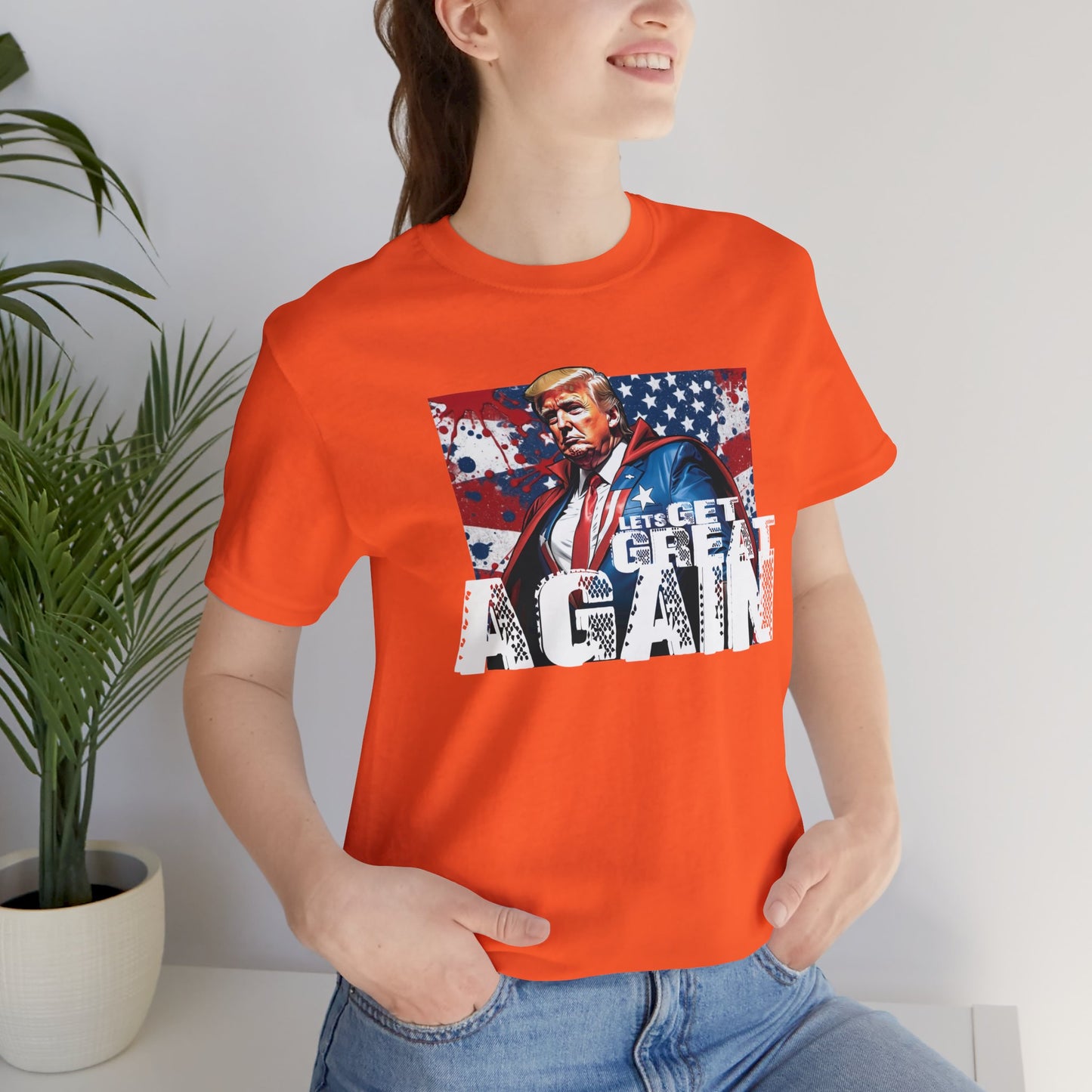 Lets Get Great Again Unisex Jersey Short Sleeve Tee