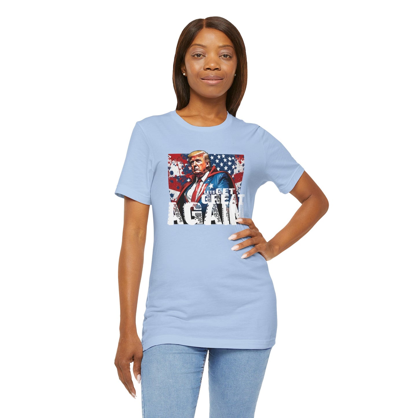 Lets Get Great Again Unisex Jersey Short Sleeve Tee