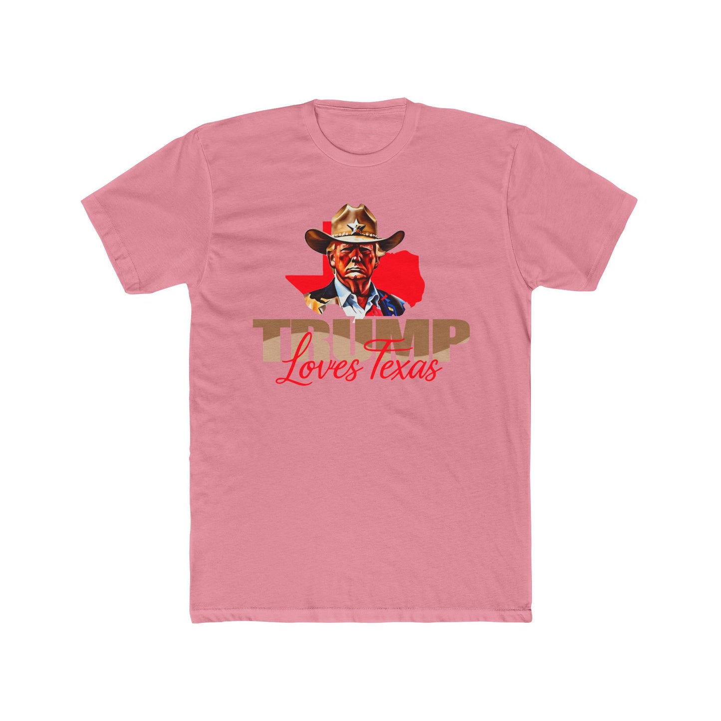 Texas Loves Trump Unisex Cotton Crew Tee