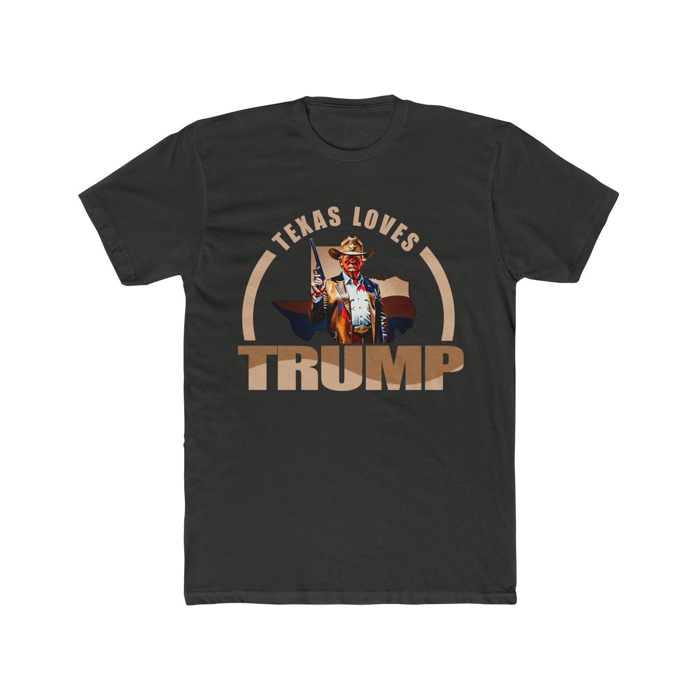 Texas Loves Trump Unisex Cotton Crew Tee