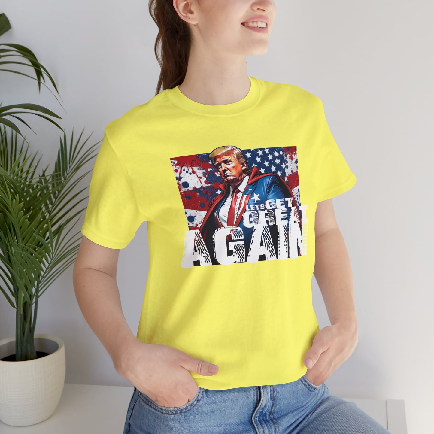 Lets Get Great Again Unisex Jersey Short Sleeve Tee