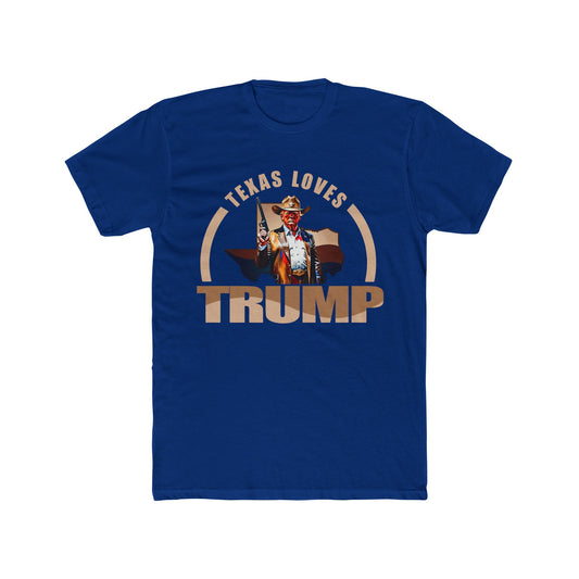 Texas Loves Trump Unisex Cotton Crew Tee