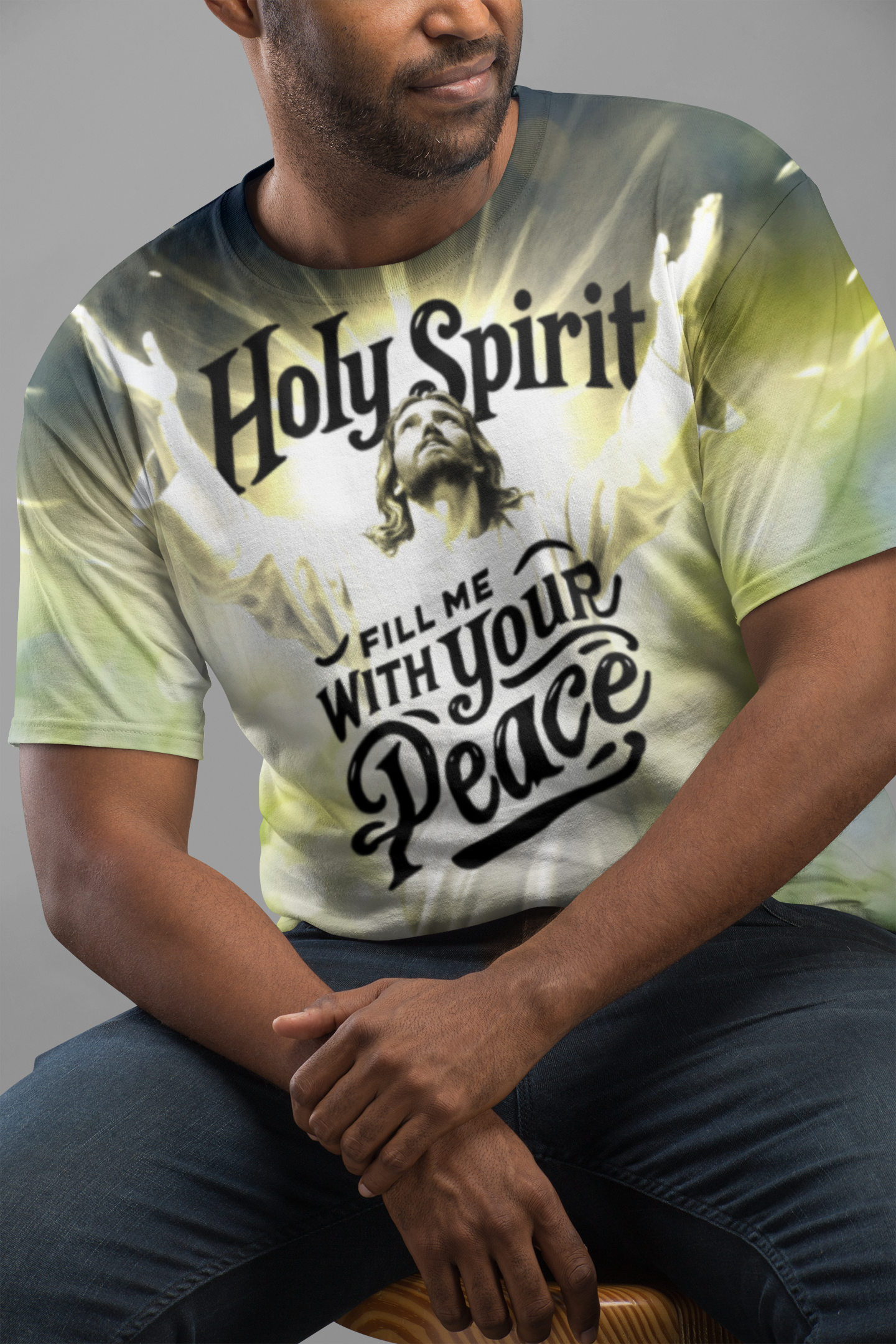 Holy Spirit Unisex Cut & Sew Tee (AOP)